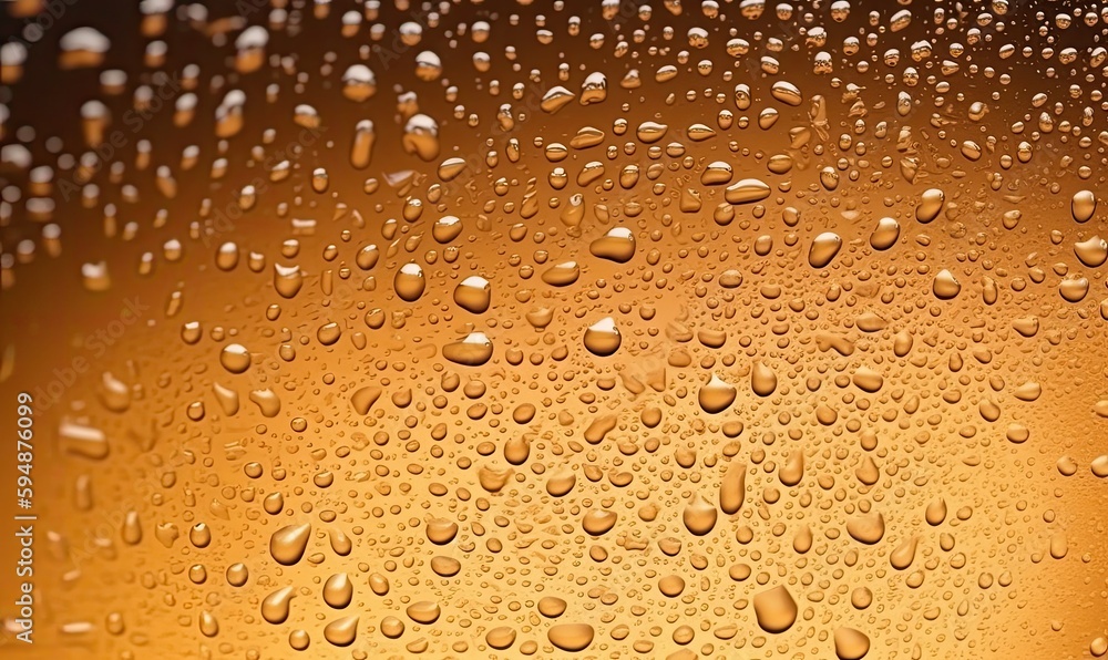 Close up of beer glass with foam and bubbles. Creating using generative AI tools Close up of beer glass with foam and bubbles. Creating using generative AI tools