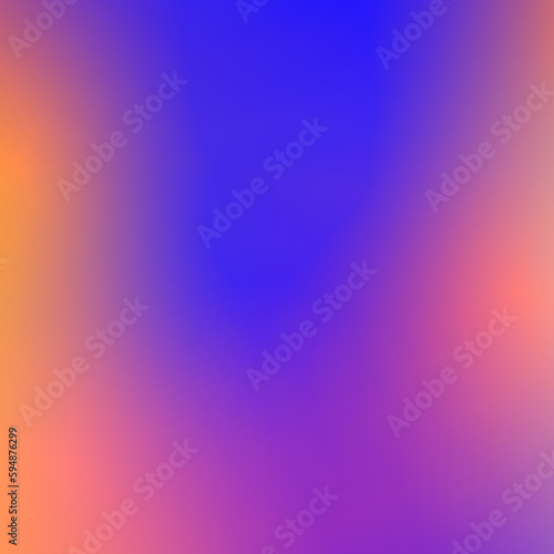 Blue Orange Modern Gradient Background 