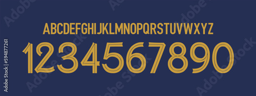 font vector France home 2022 world cup, font football sports style letters and numbers for soccer team, font mbappe and france. photo