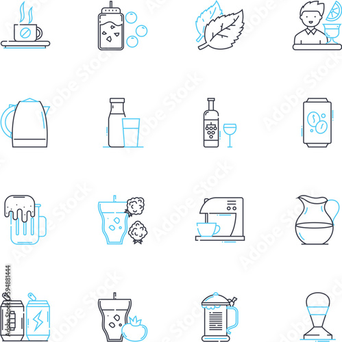 Fast and speedy linear icons set. Swift, Fleet, Quick, Rapid, Accelerated, Hurried, Rushing line vector and concept signs. Brisk,Hasty,Nimble outline illustrations