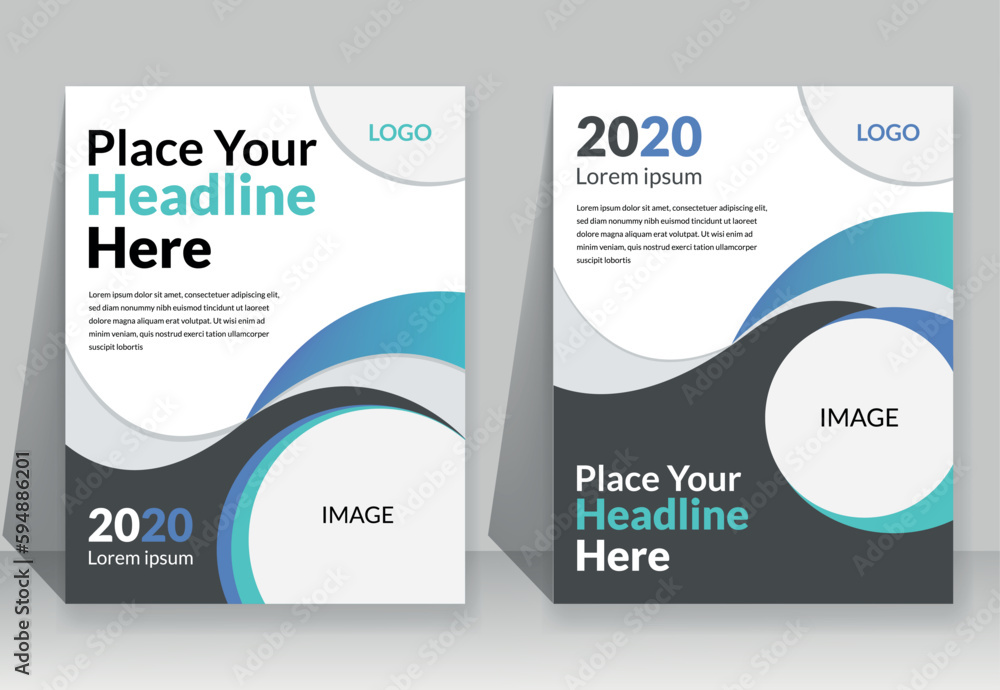 Dynamic style banner design gradient elements. Creative illustration for poster, page, cover, annual report and promotion template. for social media ads.