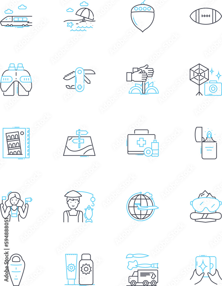 Diversions linear icons set. Entertainment, Amusement, Distraction, Fun, Games, Leisure, Recreation line vector and concept signs. Playtime,Relaxation,Hobbies outline illustrations Diversions linear icons set. Entertainment, Amusement, Distraction, Fun, Games, Leisure, Recreation line vector and concept signs. Playtime,Relaxation,Hobbies outline illustrations
