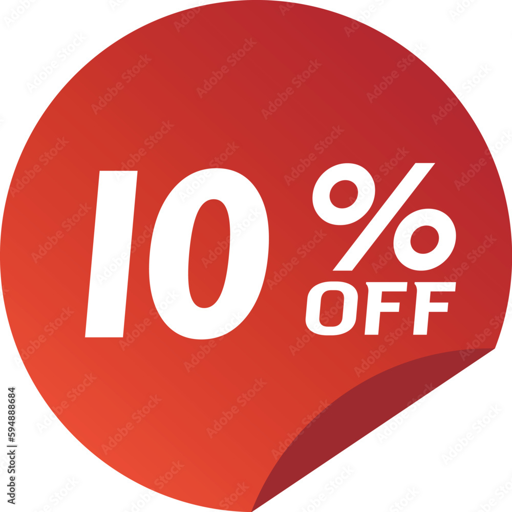10% Discount. Special offer or shopping discount sticker. 10% Discount. Special offer or shopping discount sticker.