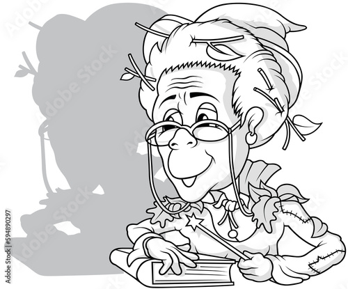 Drawing of a Forest Witch R...