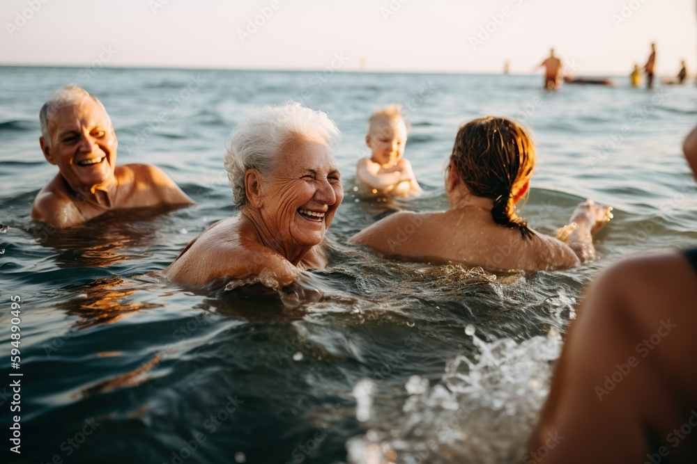 Generations United by Laughter and Ocean Waves Generations United by Laughter and Ocean Waves