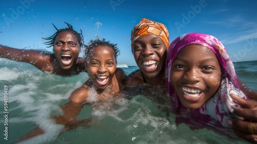 Generations United by Laughter and Ocean Waves