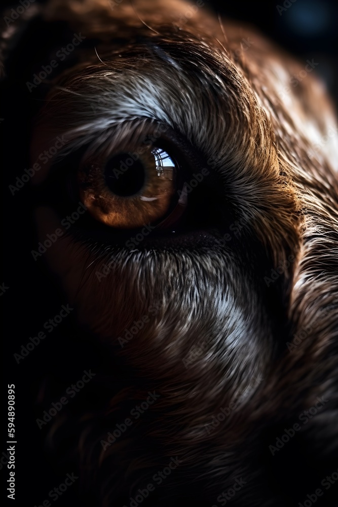 Closeup of a Dogs Eye Closeup of a Dogs Eye