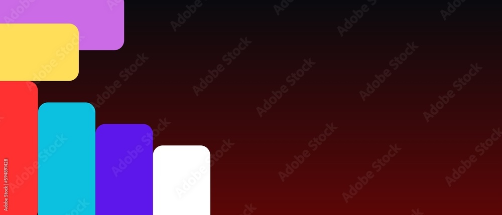 Abstract geometric cubic colour background illustration Abstract geometric cubic colour background illustration