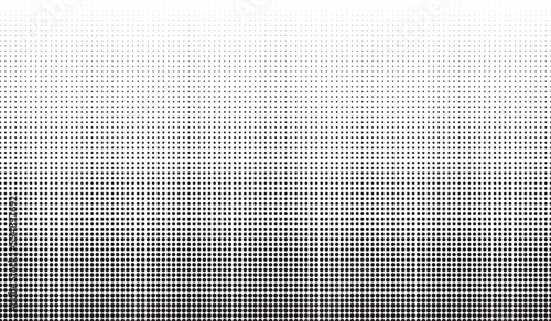 Wallpaper Mural Halftone vector background. Monochrome halftone pattern. Abstract geometric dots background. Pop Art comic gradient black white texture. Design for presentation banner, poster, flyer, business card. Torontodigital.ca