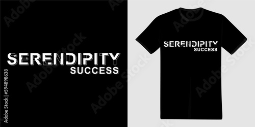 SERENDIPITY typography graphic design.  suitable for t-shirt prints.  shirt, t, design, print, typography, word, black, slogan, men, graphic, abstract, sport, quotes