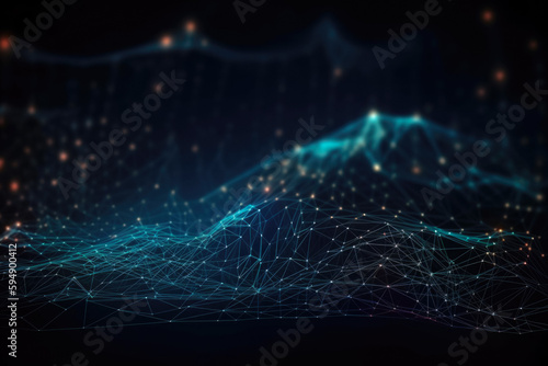 This technology-inspired data abstract background is perfect for capturing the essence of the internet's vast expanse of information.