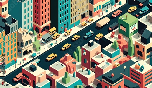 Little City made with Generative AI Technology