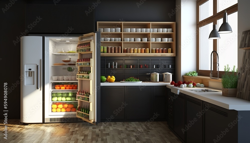 a beautiful kitchen with cool storage solutions a beautiful kitchen with cool storage solutions