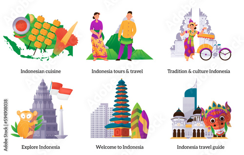 Indonesia Flat Set