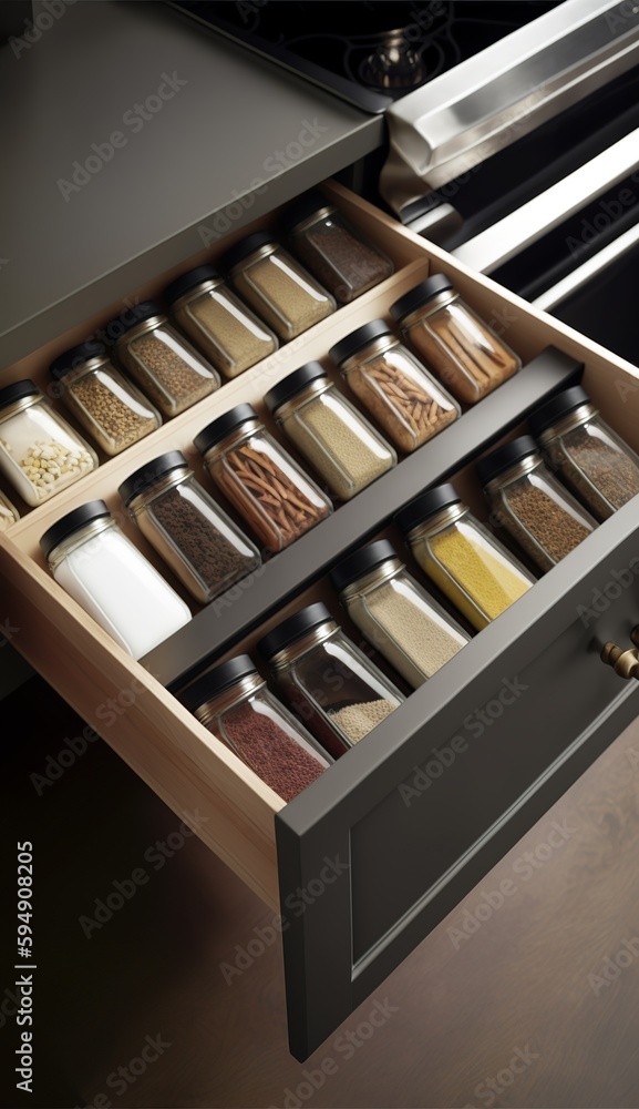 beautiful, sophisticated storage of herbs in the kitchen beautiful, sophisticated storage of herbs in the kitchen