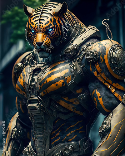 Brutal metal tiger