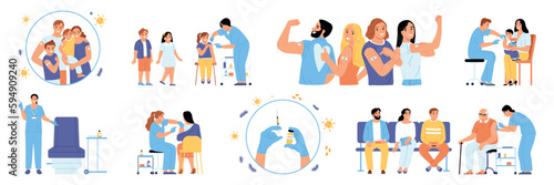 Vaccination Flat Set