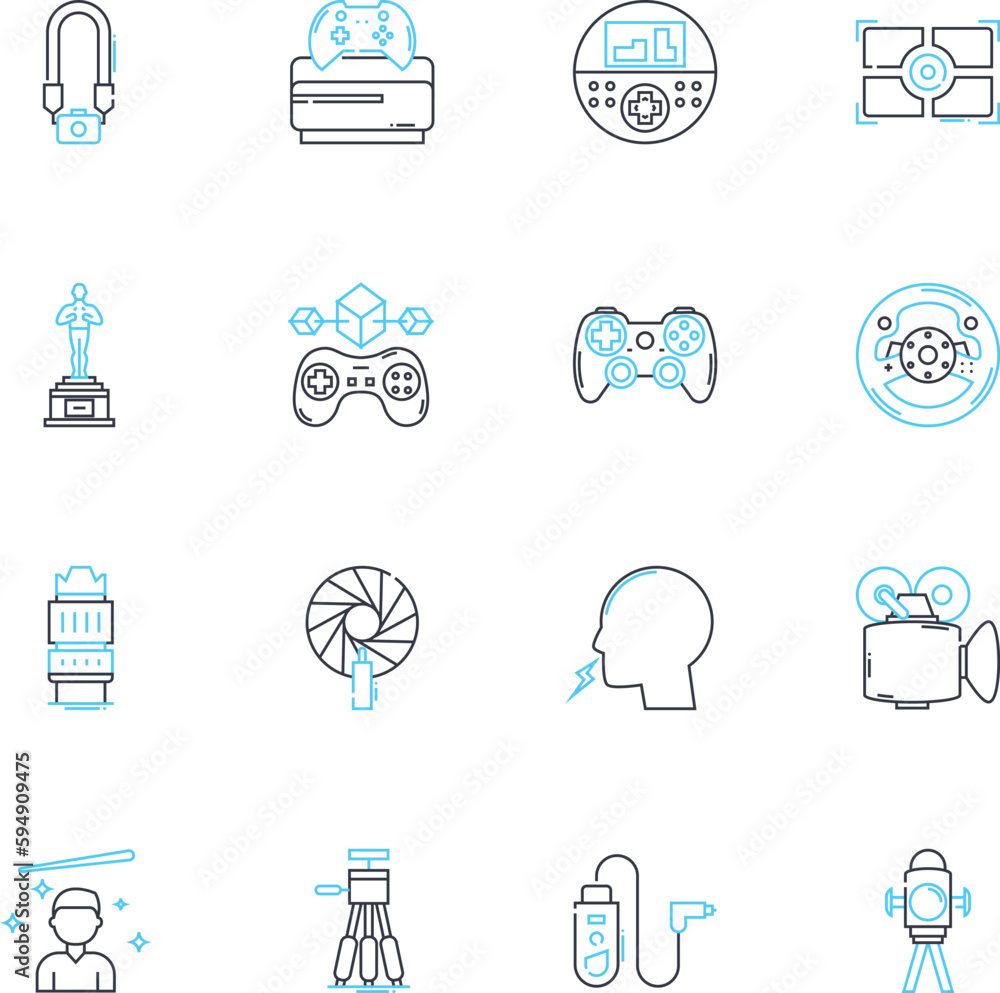 Social nerk linear icons set. Connections, Friends, Followers, Likes, Shares, Tweet, Comment line vector and concept signs. Hashtag,Profile,Status outline illustrations