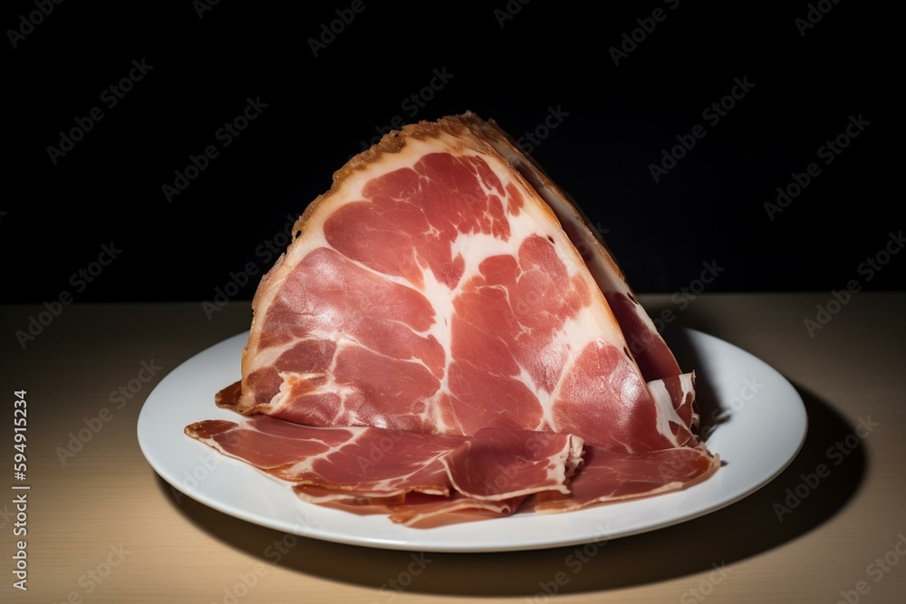 Jamón curado español, Jamón Serrano o de Bellota, Prosciutto Crudo