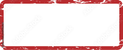 Vector illustration frame of rubber stamp.