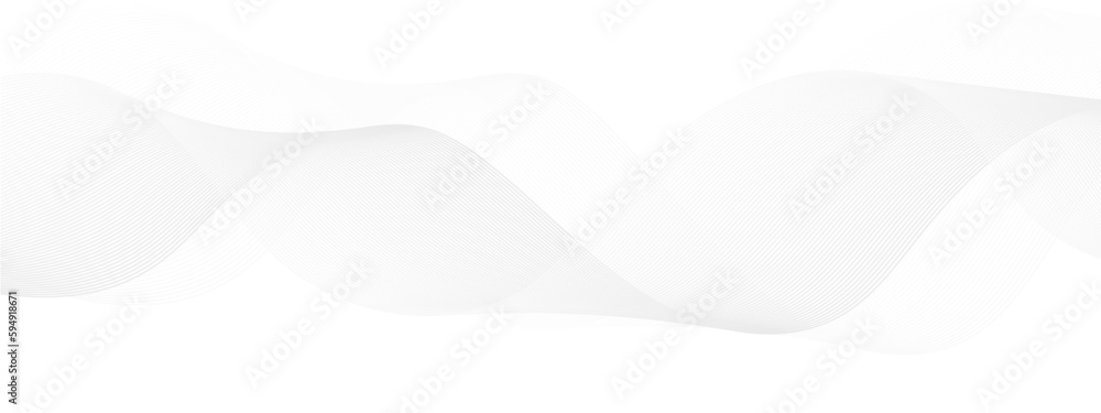 Gray and white abstract background with flowing particles. Digital future technology concept. Abstract white paper wave background and abstract gradient and white wave curve lines. Gray and white abstract background with flowing particles. Digital future technology concept. Abstract white paper wave background and abstract gradient and white wave curve lines.
