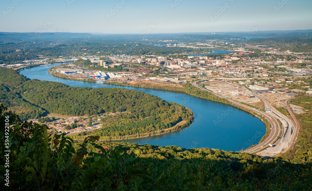 Overlook at Chickamauga and Chattanooga National Military Park