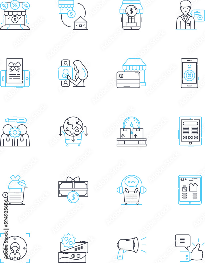 Video ads linear icons set. Advertisements, Commercials, Marketing, Promotions, Branding, Advertising, Content line vector and concept signs. Video,Messages,Promos outline illustrations Video ads linear icons set. Advertisements, Commercials, Marketing, Promotions, Branding, Advertising, Content line vector and concept signs. Video,Messages,Promos outline illustrations
