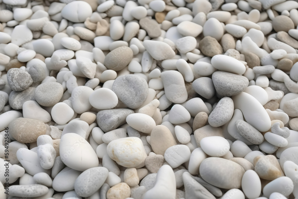 White pebble White pebble