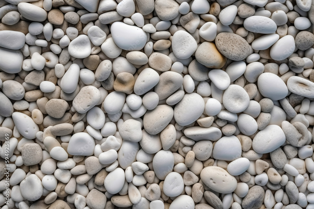 White pebble White pebble