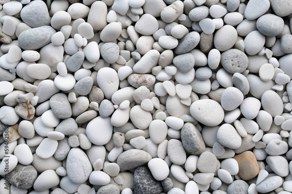 White pebble White pebble