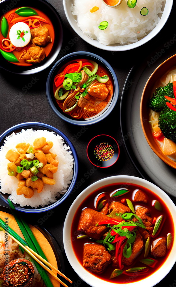 high photorealism image from Asian Food high photorealism image from Asian Food