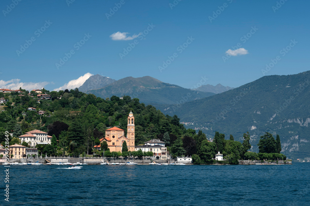 Waterfront town of Lake Como, Italy
