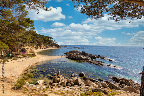 Nature hikes to reconnect with yourself. Costa Brava, near small town Palamos, Spain
