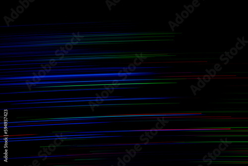 speed light line motion blur on dark background