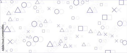 Seamless game line doodle or icons theme background design concept, modern elegant game background design. Used for background, backdrop, thumbnail, game banner.