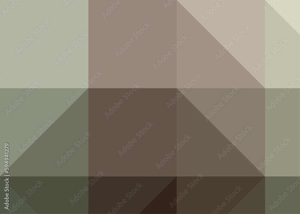 Fototapeta premium Abstract color Low-Polygones Generative Art background illustration