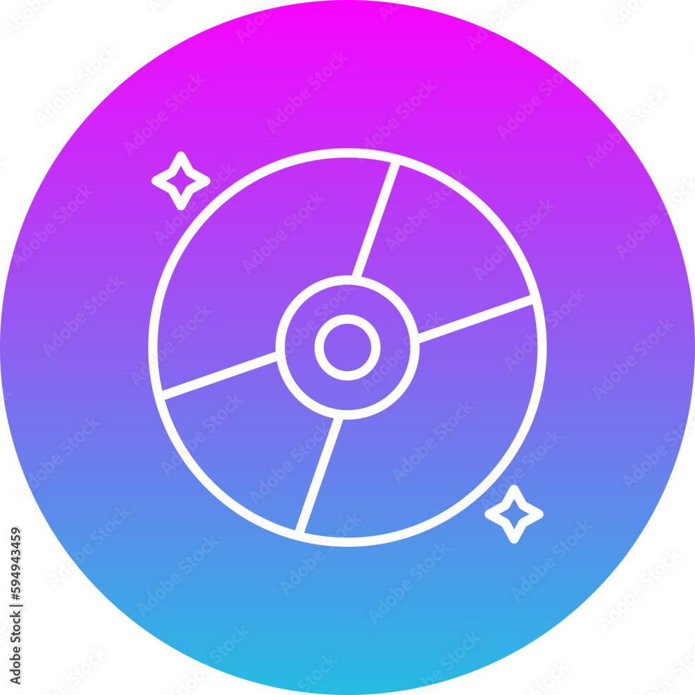 Compact Disk Icon Compact Disk Icon