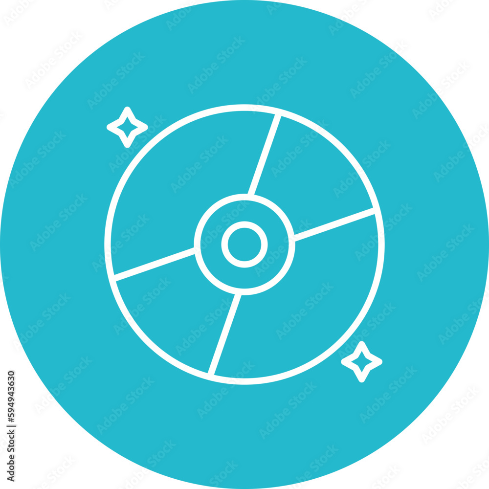 Compact Disk Icon Compact Disk Icon