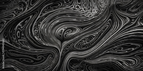 asbtract organic waves curves black and white wallpaper background 