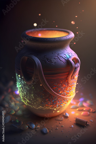 Credible_pottery_volumetric_lighting_bright_sparkling_cinematic