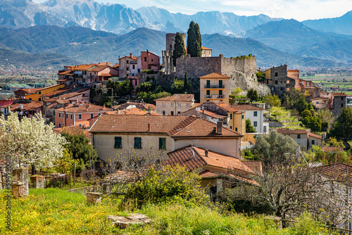 Ameglia, La Spezia, Liguria, Italy: The old town of Ameglia, in the province of La Spezia.