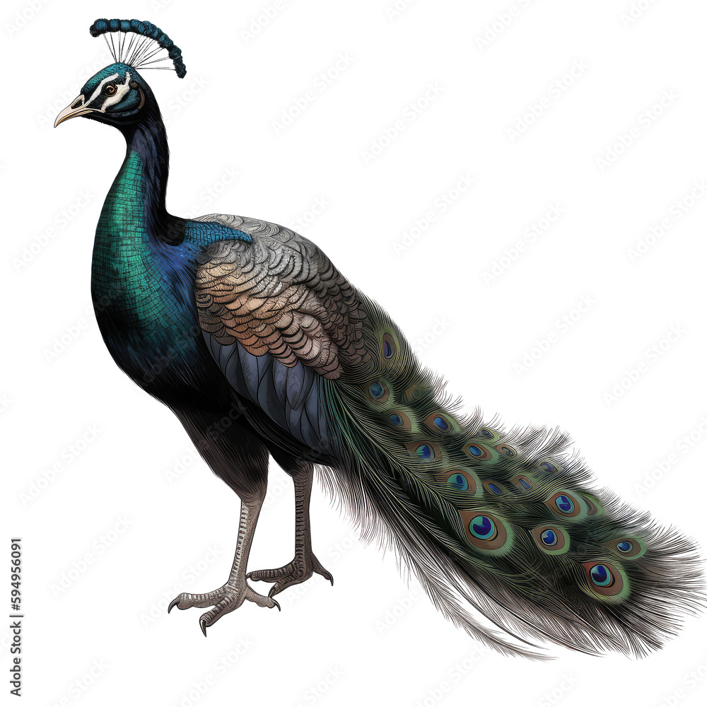 Obraz premium peacock png