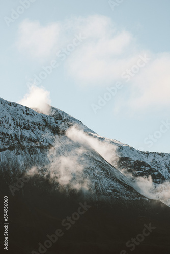 Snowy and Misty Mountains 