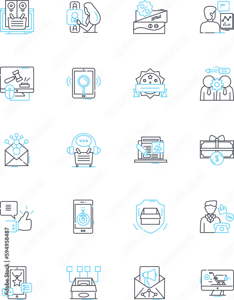 Purchase online linear icons set. Shopify, E-commerce, Checkout, Amazon, Payment, Shipping, PayPal line vector and concept signs. Cart,Digital,Discounts outline illustrations Purchase online linear icons set. Shopify, E-commerce, Checkout, Amazon, Payment, Shipping, PayPal line vector and concept signs. Cart,Digital,Discounts outline illustrations
