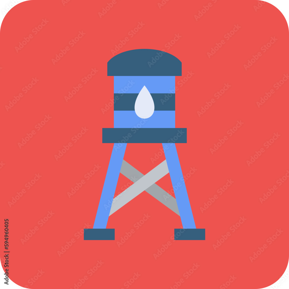 Water Tower Icon Water Tower Icon