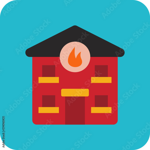 Fire Station Icon