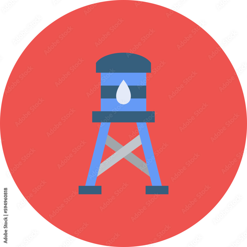 Water Tower Icon Water Tower Icon