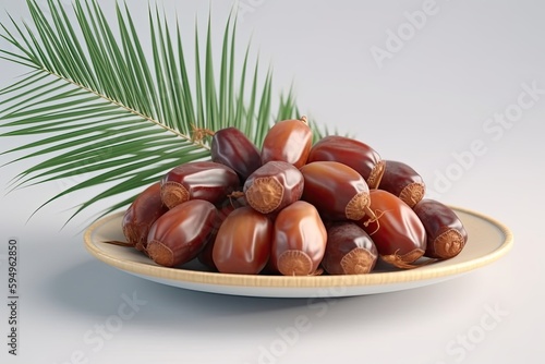 Dates fruit,palm fruit , ai generative