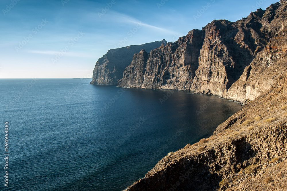 The Giants cliffs in Tenerife, Spain