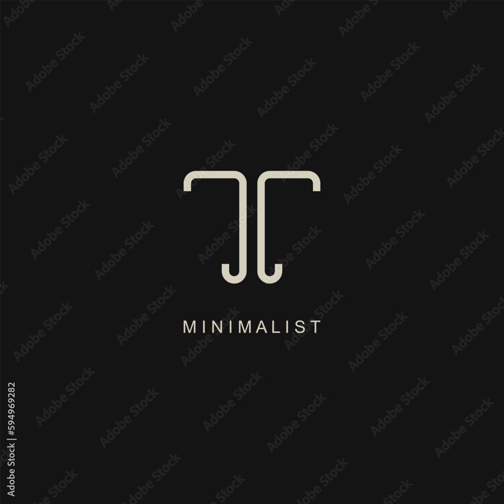 Letter T logo template vector Letter T logo template vector